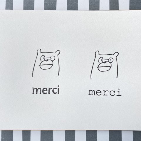 眼鏡グマ　merci