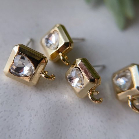 4pcs)3015)インポートピアス)#3j