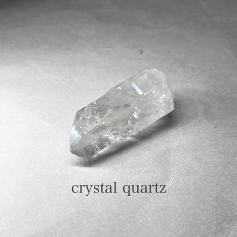 brazil crystal quartz：pyrite・lightning / ブラジル産水晶原石7：パイライト・ライトニング 透明度A