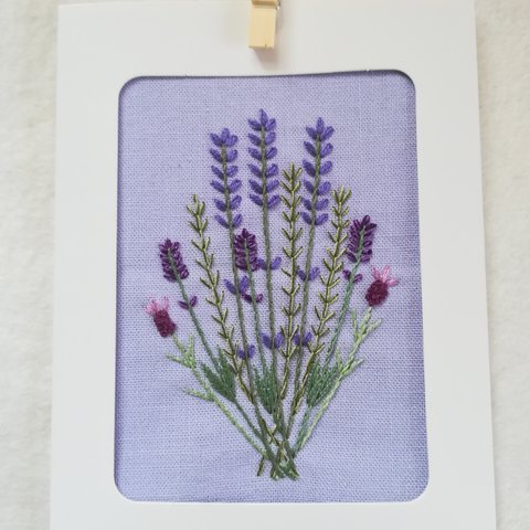 flower paper photo frame (purple)