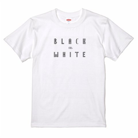 BLACK or WHITE ？  WHITE Tシャツ☻