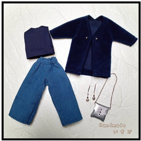 リカちゃん　服　ハンドメイド　着回し５点セット