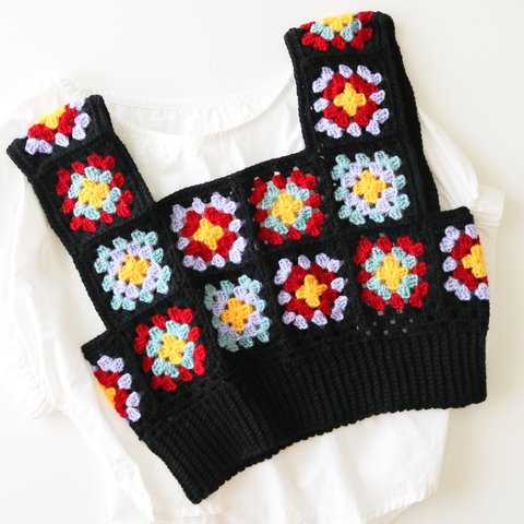 [特集掲載]クロシェベスト Crochet vest 02