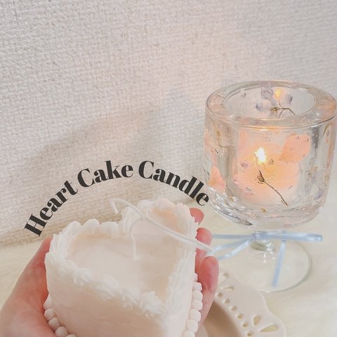 ❤︎ハートケーキキャンドル❤︎