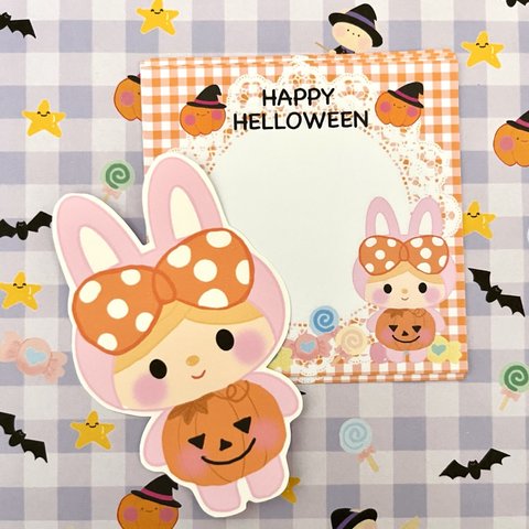 バラメモ❤︎変身アニマルシリーHalloweenうさぎちゃん