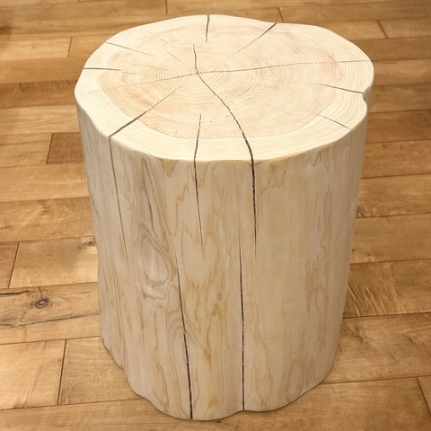 Hinoki Wood Stool No.561