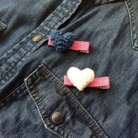 denim heart ピン