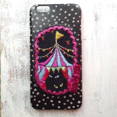 受注制作☆刺繍iPhoneケース