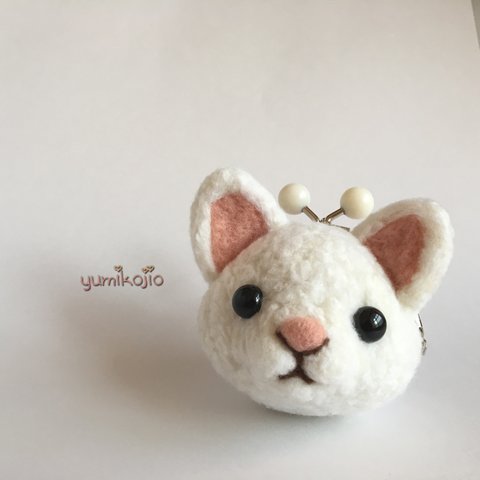 mokomokoねこちゃんがま口☆