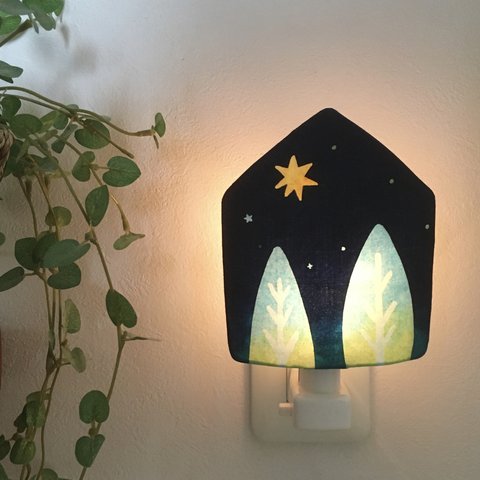 *＊ Night Lamp* 「夜の森へ 星ver. 」