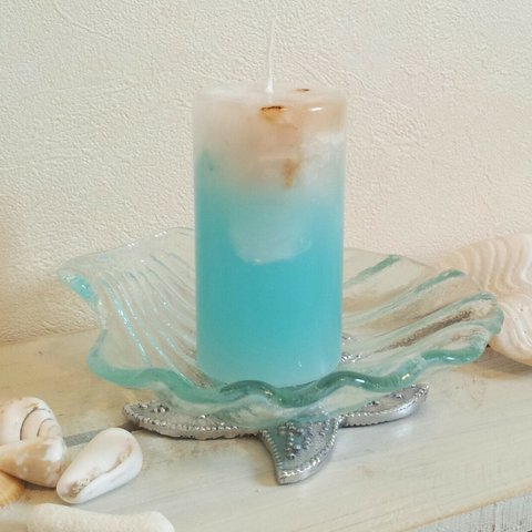 BLUE SEA CANDLE~pikake*キャンドル