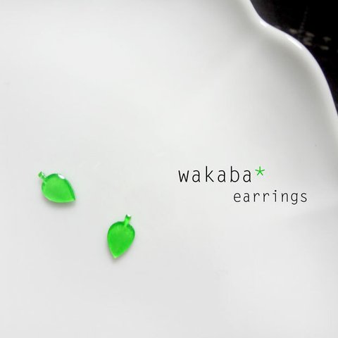 ...　wakaba earrings ...　