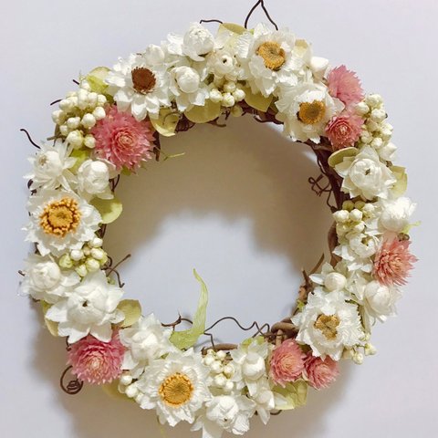 flower scepter wreath