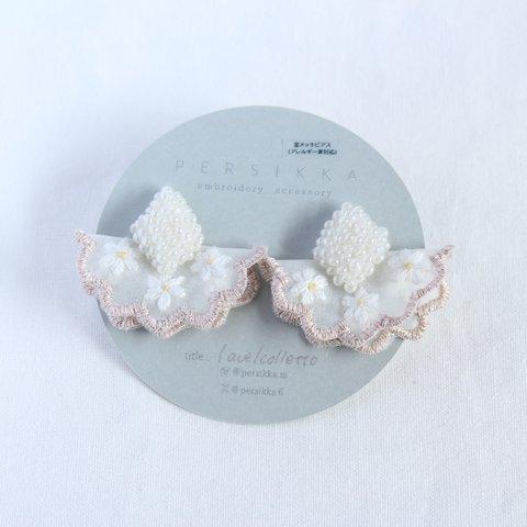 lace/coletto⁡  col.pailpink（ピアス）