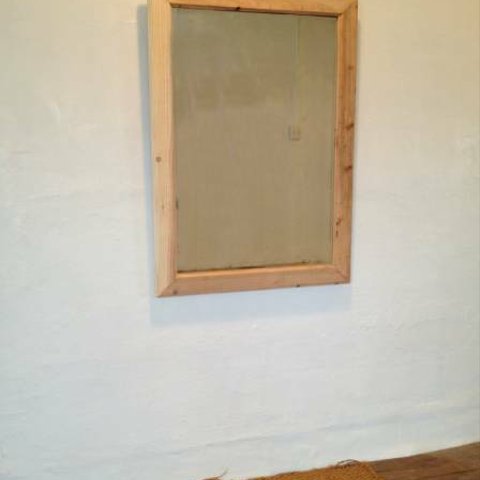 数量限定　WMW-N　古材　鏡　ミラー　木製枠　壁掛け　置き鏡　美容室　中型　サロン　アパレル店　ご自宅