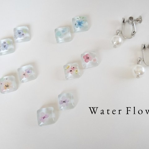 Water Flower／イヤリング