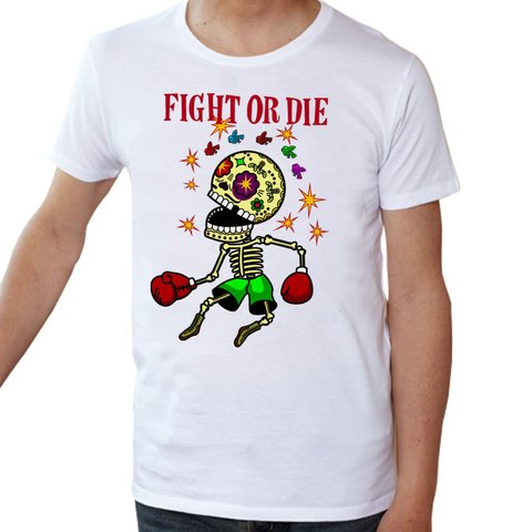 02☆FIGHETER （オツ☆ファイター）FIGHT OR DIE 半袖Tシャツ