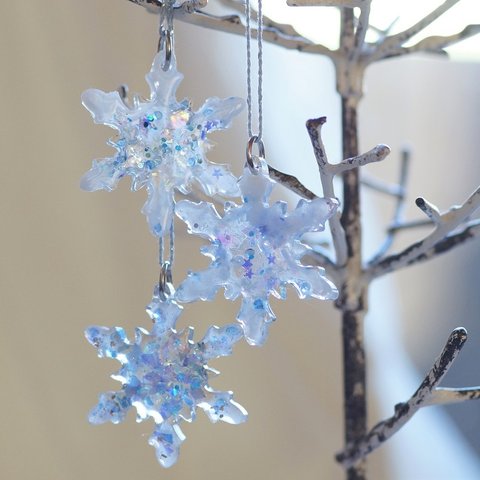 オーナメント　雪の結晶　