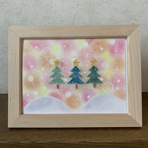 パステルアート《原画》クリスマス