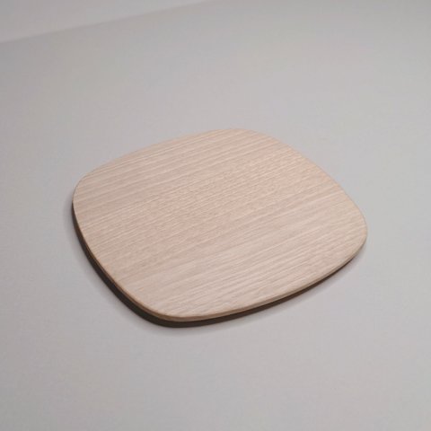 木製コースター【カバ】