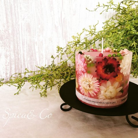 SOLDOUT candle『百花 ～Hyakka～/あか』 モクレンの香り～