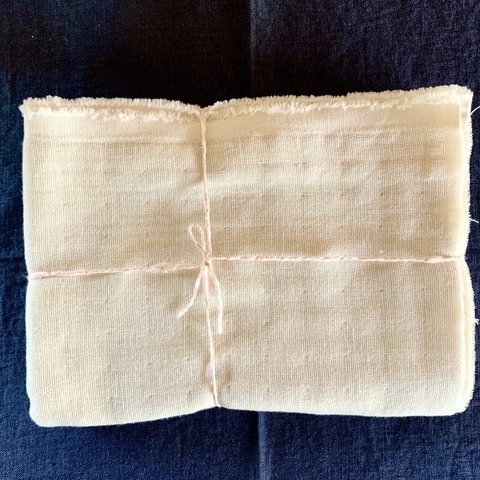 Organiccotton 3重ガーゼ生地（生成り色）160x100cmサイズ