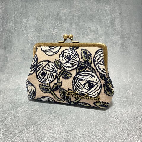 ミナペルホネン *rosy* 親子がま口財布*ピンク