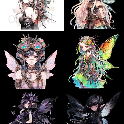 STEAM PUNK FAIRY GIRL  ステッカーセット