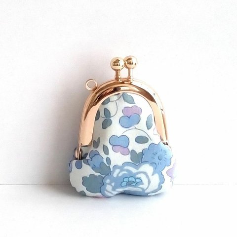 リバティ♪小さいがま口：ちっちゃいがま口：かわいいがまぐち：小さい財布：littlie purse