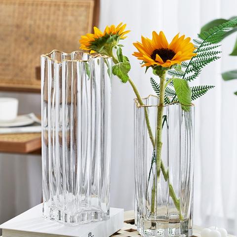 北欧  フラワーベース  花瓶 ガラス  生け花  フラワーベースガラス  花瓶  透明  リビング置物花
