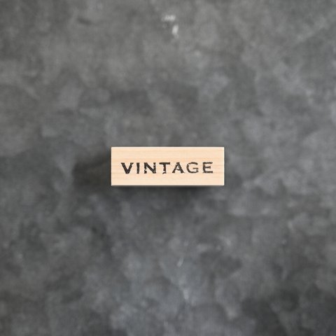 グランジテキスト「VINTAGE」 [ラバースタンプ]