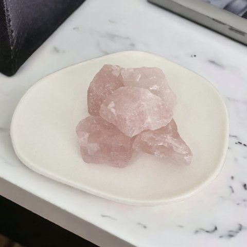 天然石 アロマストーン - Rose quartz - 5個set