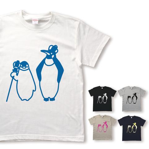 皇帝ペンギン親子のTシャツ