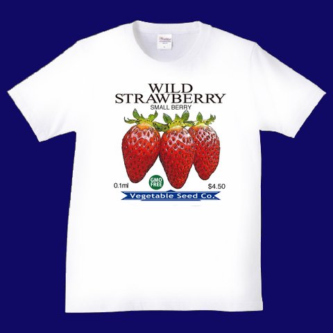 Tシャツ　WILD STRAWBERRY(イチゴ）