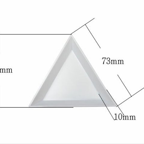SHAREKI プラスチックトレイ 三角トレイ（10枚）
