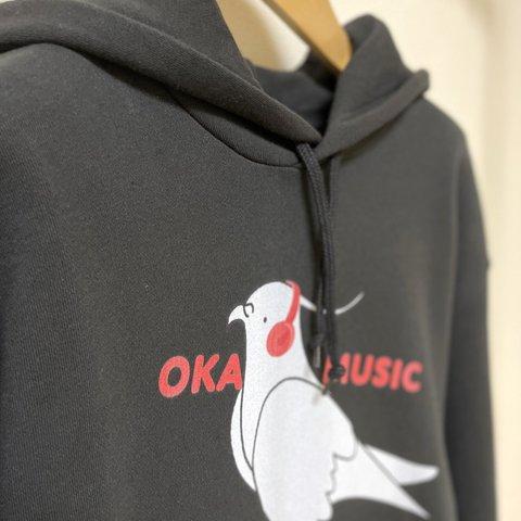 OKAMUSIC「パーカー」Ｌサイズのみ