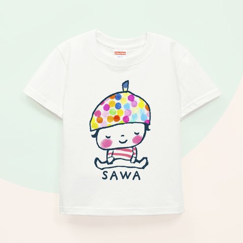 名前が入れられるＴシャツ（グッナイちゃん）