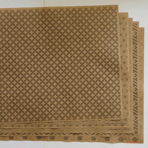 紙製ブックカバー　和柄パターン2　A3判