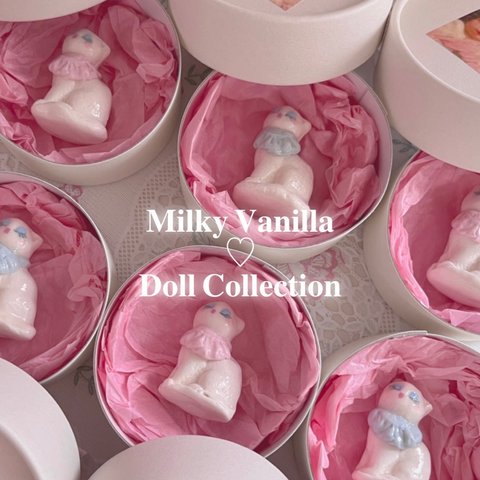 送料無料♡Milky Vanilla♡白猫バニラドール　人形　ぬいぐるみ