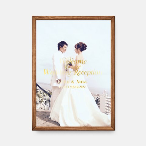 Photoウェルカムボード　TYPE G | 結婚式・ウェディングペーパーアイテム