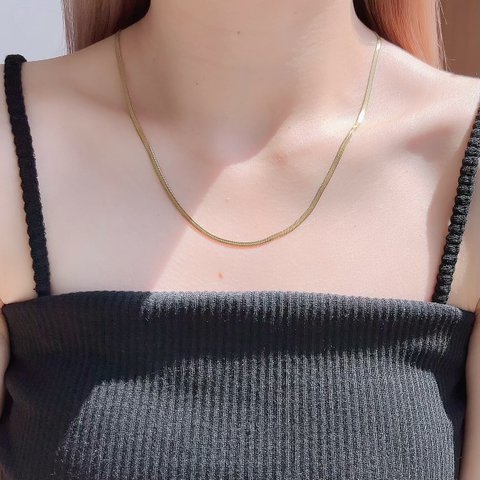 2.5mm snake necklace                  錆びない　金アレ対応　ネックレス　アクセサリー　スネークネックレス