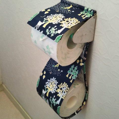 北欧の森　トイレットペーパーホルダーカバー