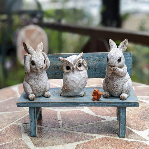 《再入荷》🐰‥🦉‥🐇実は‥僕たちお友達♡