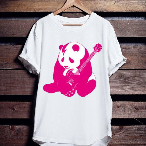 パンダTシャツ「PUNK PANDA」