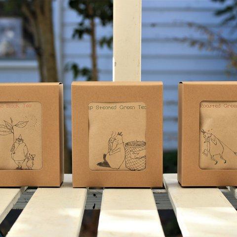 贈り物に。３箱おまとめ。『7種のお茶』by EstudioN【贈り物にそえてもいいかも】