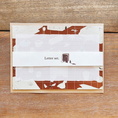 Letter set.-せかいちず-