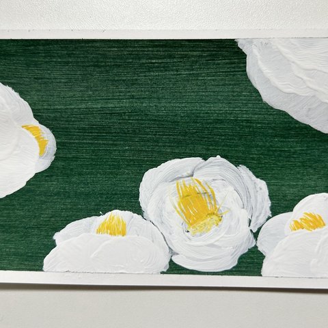 『牡丹の花』 アクリル画 原画 