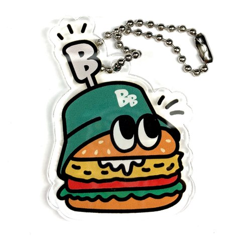 ”Bakke（バッケ）" from B.BURGERS　アクリルキーホルダー　ストリート×POP　かわいい