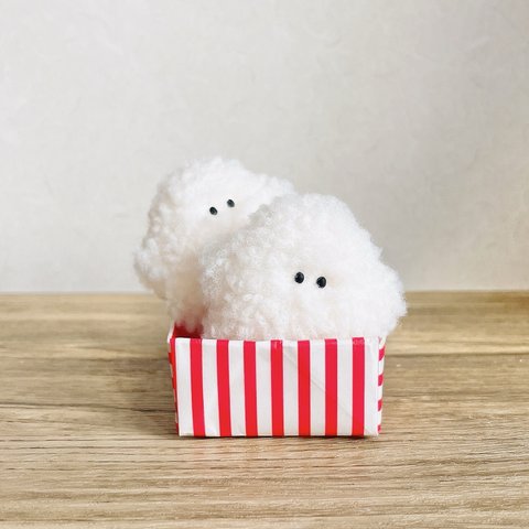 ❤️3/31まで販売❤️ ポップコーンのおばけPOPO【ミニミニサイズ ぬいぐるみ】🍿