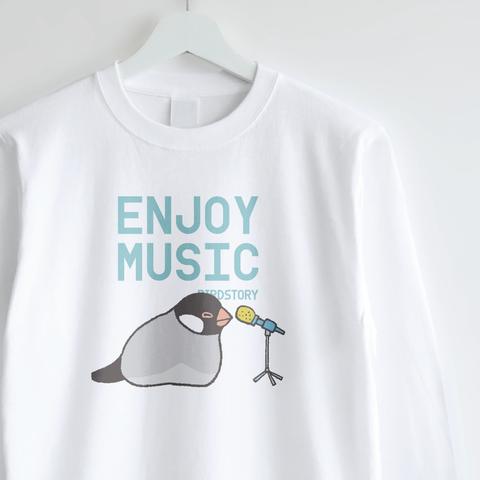 長袖Tシャツ（ENJOY MUSIC / ボーカリスト / 桜文鳥 / A）